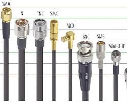 Imagen de Diferentes tipos de conectores coaxiales