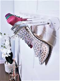 ← commercial shoe rack for better display. Fanti 4 Pair Shoe Storage Wall Mounted Shoe Organizer