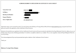 If someone wish to apply good conduct certificate from outside the. Good Conduct Good Conduct Certificate Application Facebook