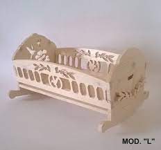 Baby Doll Cradle My Doll Doll Cradle Wooden Doll Cradle Made Of Solid Pine Handmade Scrollsaw White Shabby Cod Gio001 Culle Per Bambini Culla Idee