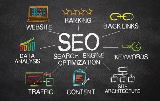 Organic ranking dashboard showing traffic climbing over six months