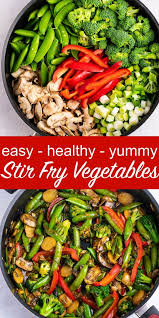 Easy Takeout Style Stir Fry Vegetables Healthy Dinner Never Tasted So Good St Fried Vegetable Recipes Vegetarian Recipes Dinner Vegetarian Recipes Healthy