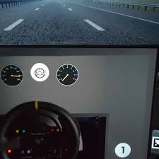 The better the charge of the vehicle, the much more likely it will beat humans in races! Driving Simulator Showing The Dashboard Road Rear View Mirror And Download Scientific Diagram