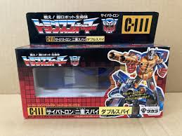 デッドストック 未開封 C-111 サイバトロン 二重スパイ ダブルスパイ トランスフォーマー 当時物 日本