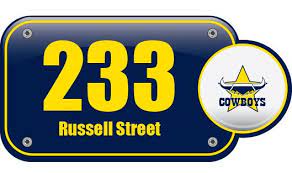 Nrl 2 Pack Nrl North Queensland Cowboys Wheely Bin Stickers In 2021 Nrl Cowboys Queensland