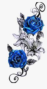 Black and silver our gowns are going to all be black too. Tattoos Freetoedit Black White And Red Rose Tattoos Hd Png Download Kindpng