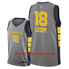 Wir haben die offiziellen grizz trikots von nike und fanatics authentic in all the. Memphis Grizzlies Trikot Omri Casspi 18 2018 19 Nike City Edition Grau Swingman Herren