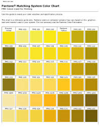 Pdf Pantone Matching System Color Chart Pms Colors Used