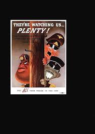 1,770 likes · 1 talking about this. Theyre Watching Us Plenty Propaganda Poster 1943 Photograph By David Lee Guss