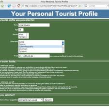 Keywords tourist proﬁle, tourist satisfaction, destination. Result Page From The Web Based Tourist Type Profiler Download Scientific Diagram