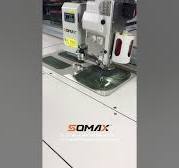 Somax automatic rotary template sewing machine for flap making  #automaticsewing #somax #template
