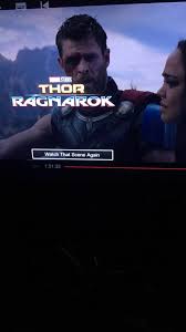 When You Watch Thor Ragnarok On Netflix It Asks If You Want To Watch The Bridge Scene Again Watch Thor Thor Netflix