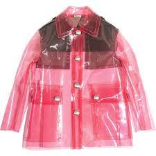 Miu Miu Two Tone Pu Jacket Pu Jacket Jackets Red Jacket