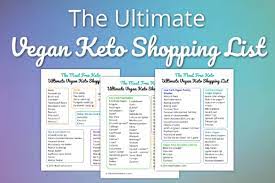 How to shop for healthy keto foods. The Ultimate Vegan Keto Shopping List Meat Free Keto Vegan Keto Recipes