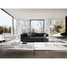 Inspired by his wassily chair, marcel breuer's laccio coffee table features a singular use of polished metal and crisp, minimal lines. Laccio Coffee Tables
