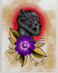 Black Panther Tattoo Idea Panther Tattoo Marvel Tattoos Cat Tattoo Designs