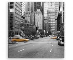 Exklusive bilder auf leinwand highway bild auf leinwand. Naturfotografie Gelbe Taxis In New York City Usa Auf Leinwand Sinus Art Einzigartige Designs Geschenke Wandbilder Wohnaccessoires Zu Fairen Preisen
