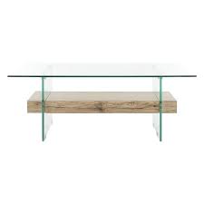 Safavieh Kayley Clear Glass Coffee Table Lowes Com In 2020 Modern Glass Coffee Table Coffee Table Modern Glass