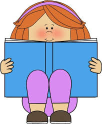 Child Reading Clip Art Child Reading Image Preschool Clipart Kids Reading School Images