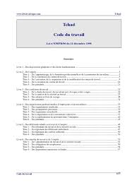 Il prend en compte les impératifs de protection de la santé et de la sécurité des travailleurs et est justifié par la nécessité d'assurer la continuité de l'activité économique ou des. Code Du Travail Tchad Pdf Statuts Convention Collective