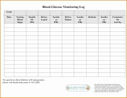 Blood Glucose Tracking Chart Jasonkellyphoto Co