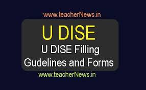 How To Fill U Dise Forms 2018 19 Guidelines For Unified District Information System Education Forms Guidelines Student Data Education