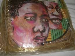 SMOKY BROWN FOLK ART PAINTING ASSEMBLAGE-"GRANDMA HUNTER" OUTSIDER Rosenak