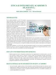 In acest pdf poti vizualiza cuprinsul si bibliograa (daca sunt disponibile) si aproximativ doua pagini din etică și integritate.deniție.principii. Referat Etica