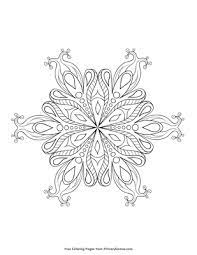 Check spelling or type a new query. Snowflake Coloring Page Free Printable Pdf From Primarygames