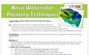 Basic Watercolor Painting Techniques