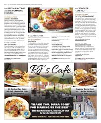 This bar is notable for its fine service. 12th Annual Best Of Dana Point People S Choice Lantern Awards By Dana Point Times Issuu