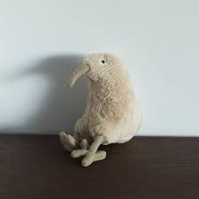 Kiwi Bird Stuffed Toy Materials Polyester Fleece Recycled Woolen Fabric Beads Eyes Hypo Allergenic Polyester Toy Stuffing Size Plush Dolls Kiwi Bird Bird