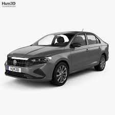 Volkswagen Polo Cis Spec Sedan 2020 3d Model In 2020 Volkswagen Polo Volkswagen 3d Model