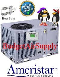 An air conditioner's efficiency rating, cooling stages and size will affect the cost as well as where you live and the difficulty of the installation. Ameristar By Ingersoll Rand Trane 2 5 Ton 14 Seer Heat Pump A C Package Unit Budget Air Supply