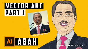 Kadang a kadang b kadang c. Tan Sri Muhyiddin Yassin Abah Speed Vector Portrait Part 1 Youtube