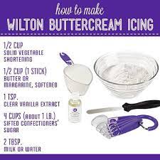 Easy Vanilla Buttercream Frosting Recipe Wilton Buttercream Frosting Cake Decorating Tips Frosting