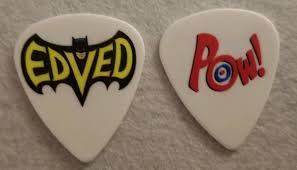 Guitar picks with fat tone, secure grip and longevity. Pj Ev Guitar Picks For Sale Benefiting Tom Husman Go Fund Me Pj S Tour Merch Manager Pearl Jam Community