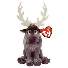 Ty Inc Beanie Baby Plush Stuffed Animal Sven The Reindeer 7 Inch 41151 Baby Beanie Deer Doll Plush Stuffed Animals