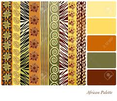 Toppers wafer sugar paper frosting design wraps side of cake cloth. African Style Patterns With Complimentary Colour Swatches Royalty Free Cliparts Vectors And Stock Illustration Image 16163121