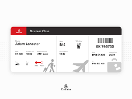 Emirates Boarding Pass Reimagined Boarding Pass Template Boarding Pass Emirates
