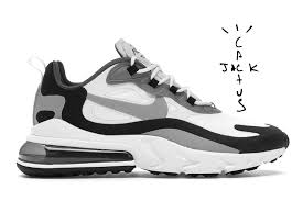 Nike Air Max 270 Black And Light Blue Travis Scott Nike Air Max 270 React Release Date Info The Travis Scott X Nike Air Max 270 React In Light Cream Starfish Dark Haze Nike Air Nike Nike Air Max