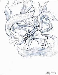 Nine Tail Demon Fox By Novedlove | Naruto Sketch, Naruto Sketch Drawing,  Naruto Tattoo