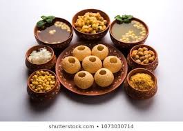 Pani Puri Is Indian Chat Served In A Terracotta Bowls And Plate Food Panipuri Modern Food
