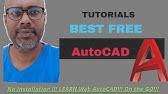Getting started first, go to web.autocad.com in google chrome, mozilla firefox, or microsoft edge (chromium based) on windows or mac. Autocad Web App Ui Overview Youtube