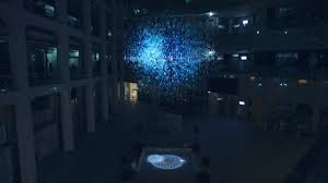 Japanese Fireworks On Water 3d Holographic Installation From Something Wonderful Natsu I Interactive Art Installation Installation Interactive Installation