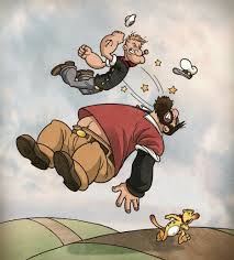 Popeye Vs Blutto Popeye Cartoon Popeye The Sailor Man Vintage Cartoon