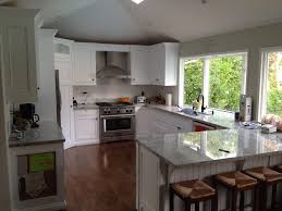 l shaped kitchen with island bench
