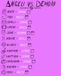 Angeli Vs Demoni Nel 2020 Segni Zodiacali Segni Zodiacali Divertenti Citazioni Zodiacali