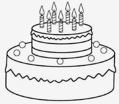 Use red for the decorations on the sides. Colour Drawing Free Wallpaper Birthday Cake Printable Coloring Coloring Home