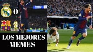 Los memes no dejan en paz al barcelona al perder con real madrid. Real Madrid Vs Fc Barcelona Los Mejores Memes Del Clasico Espanol Del 23 12 2017 Youtube